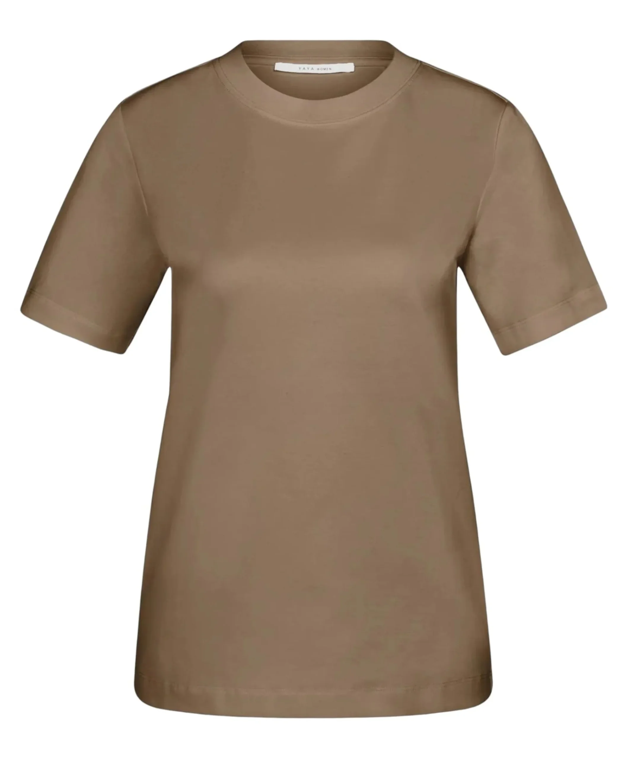 Dames T-shirt bruin