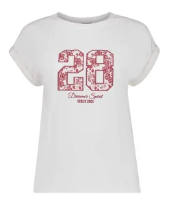 Dames T-shirt ecru