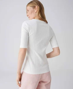 Dames T-shirt ecru