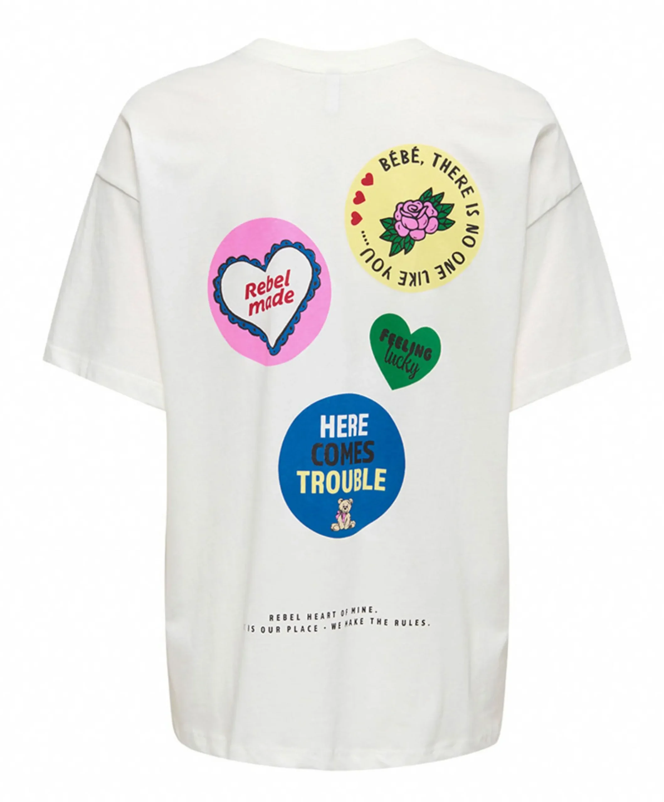 Dames T-shirt ecru