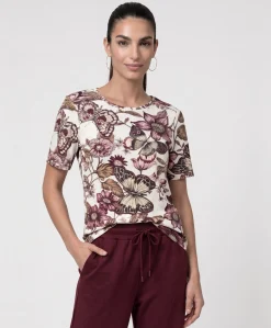 Dames T-shirt ecru