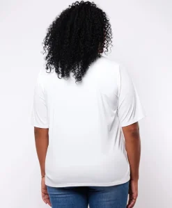 Dames T-shirt ecru