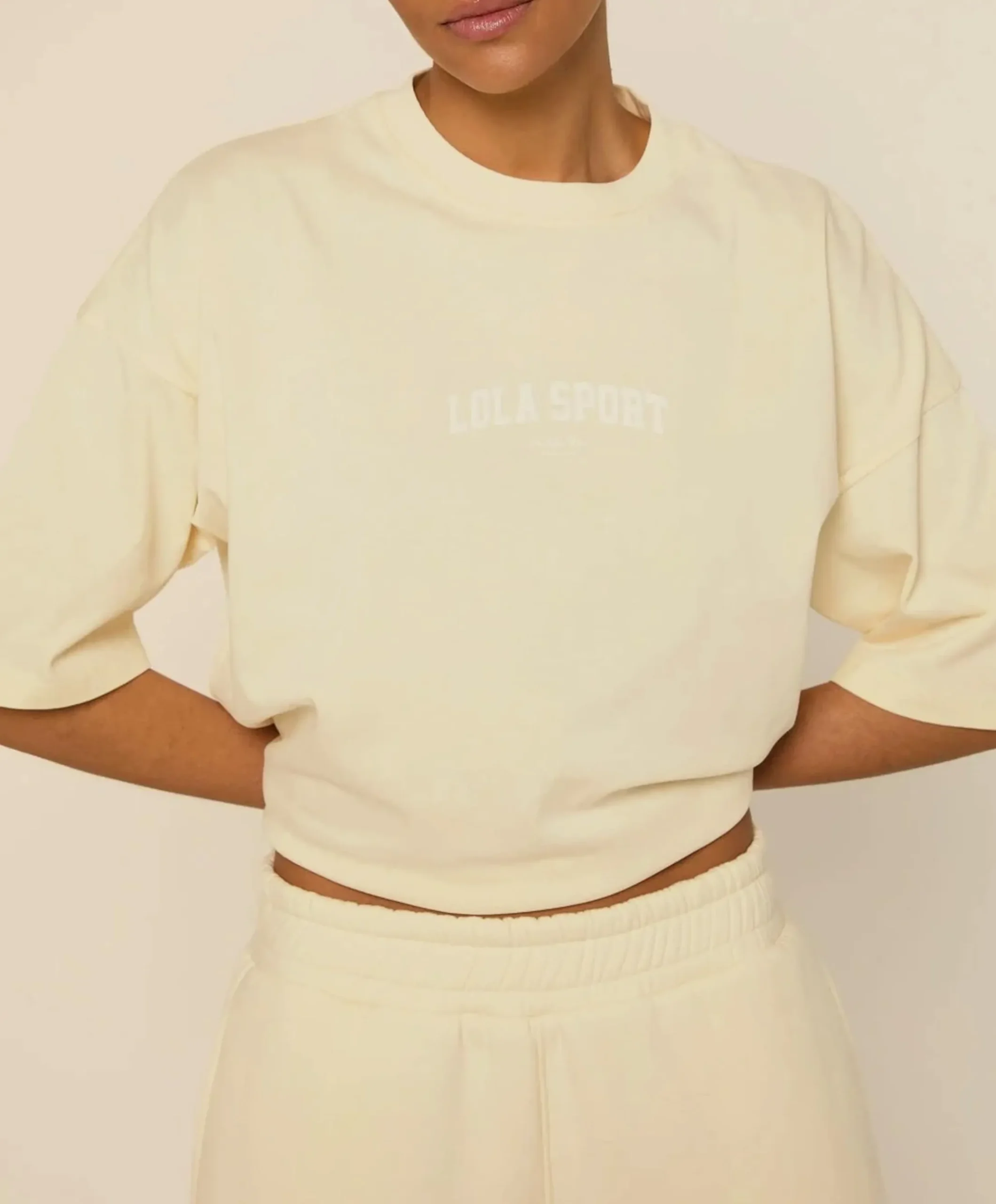 Dames t-shirt ecru