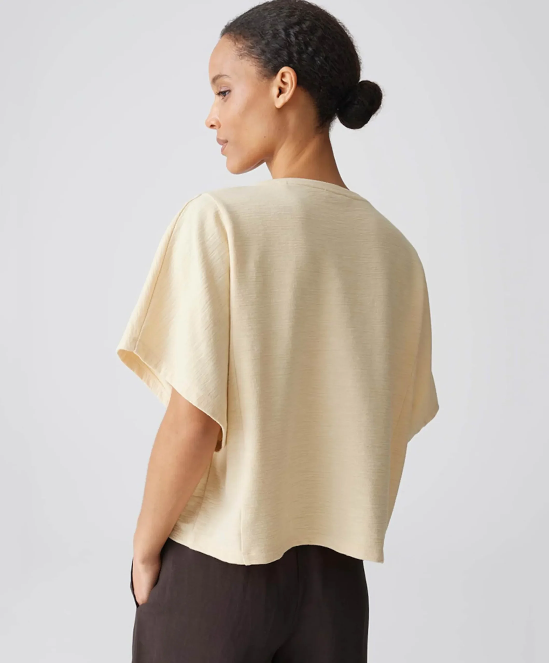 Dames T-shirt geel