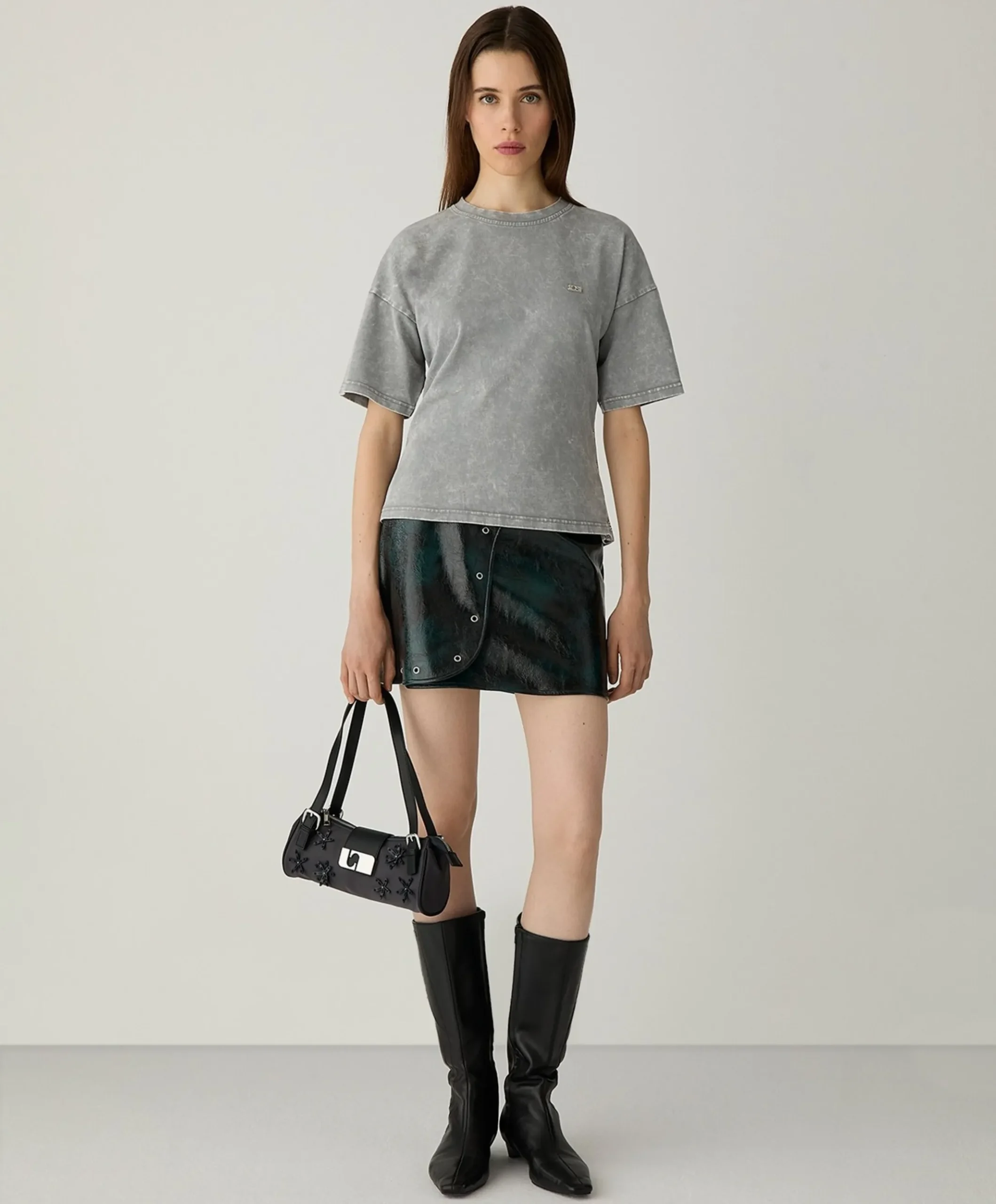 Dames T-shirt grijs