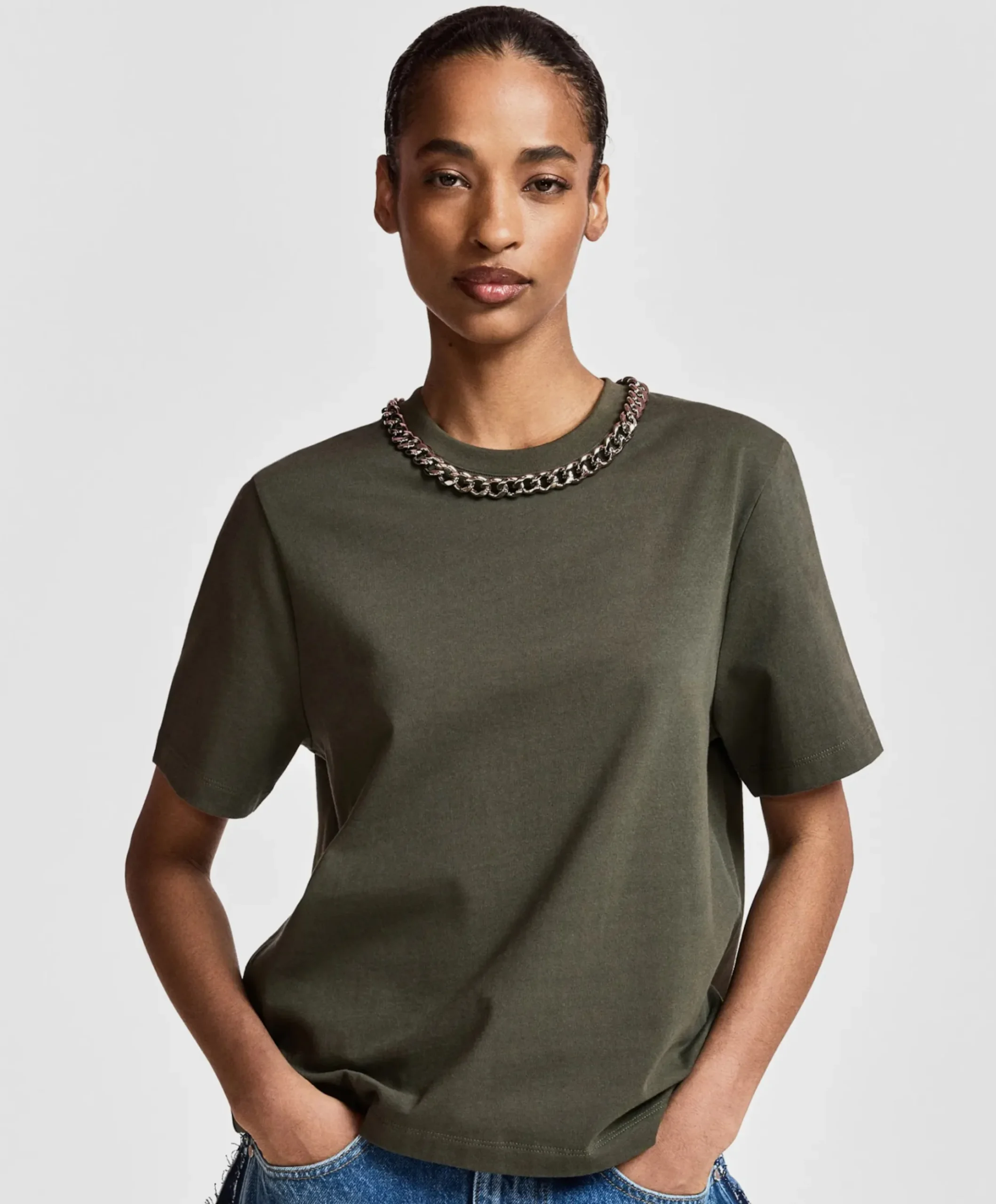 Dames T-shirt groen