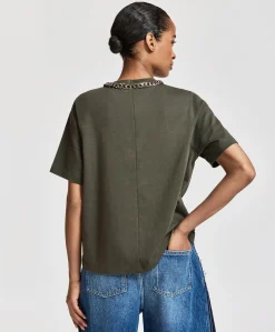 Dames T-shirt groen
