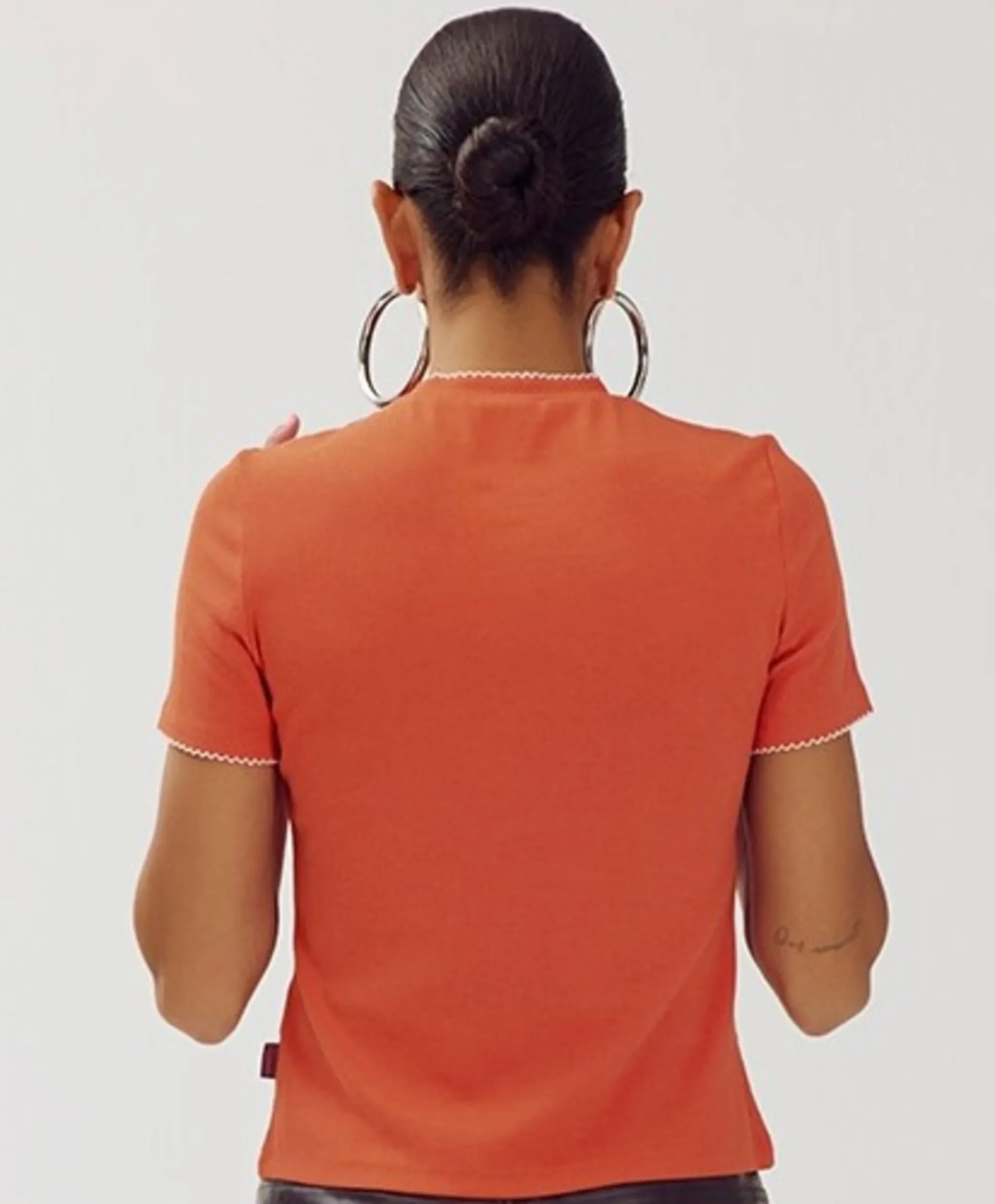 Dames T-shirt oranje