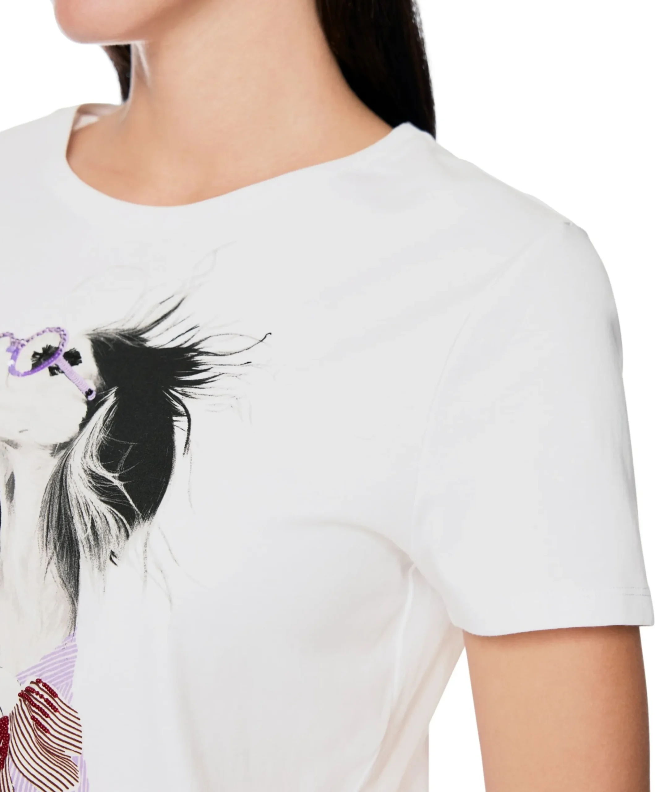 Dames T-shirt wit
