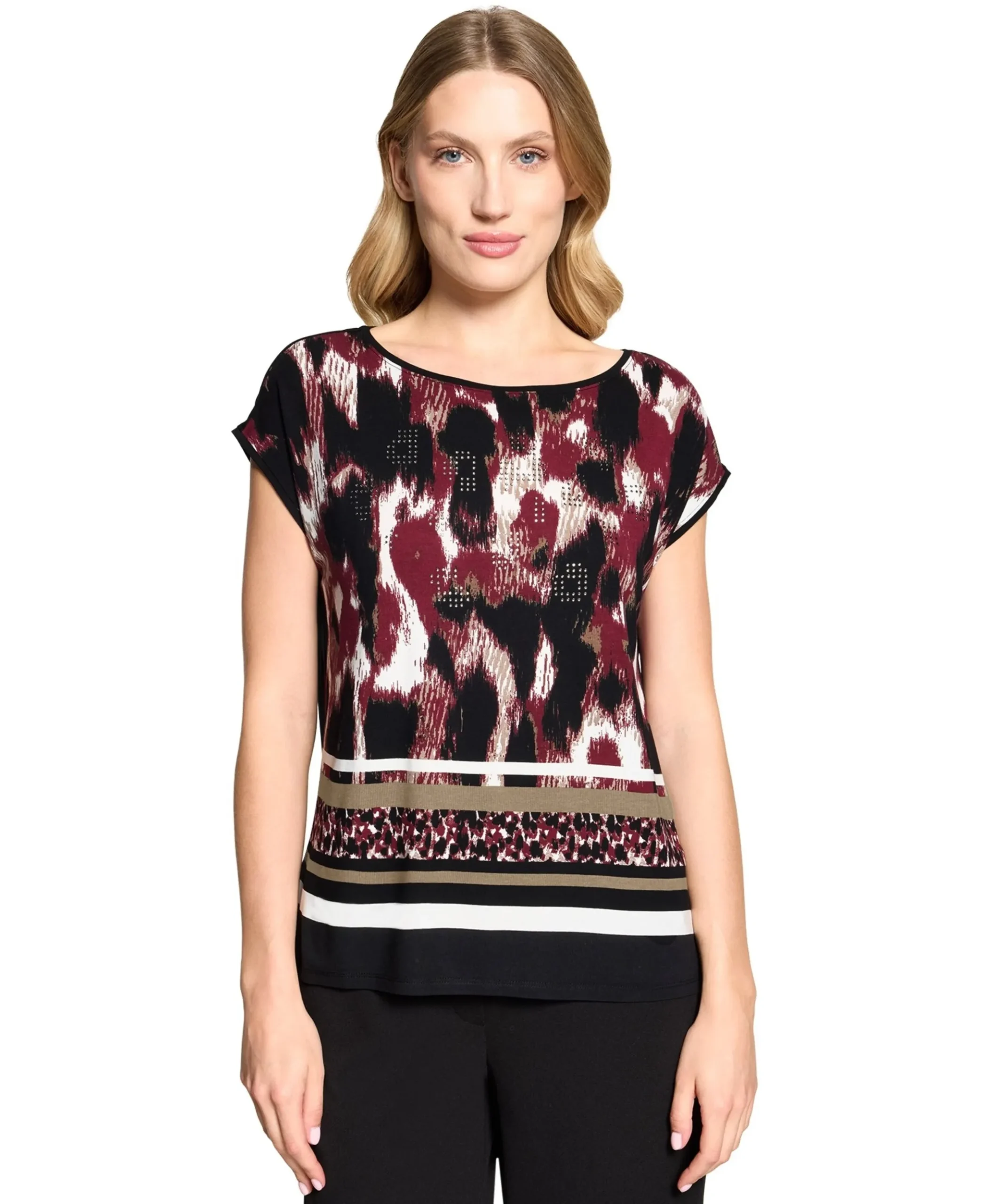 Dames T-shirt zwart
