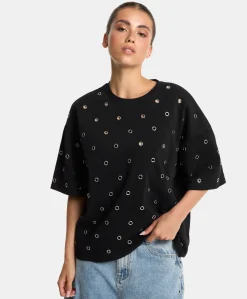Dames T-shirt zwart