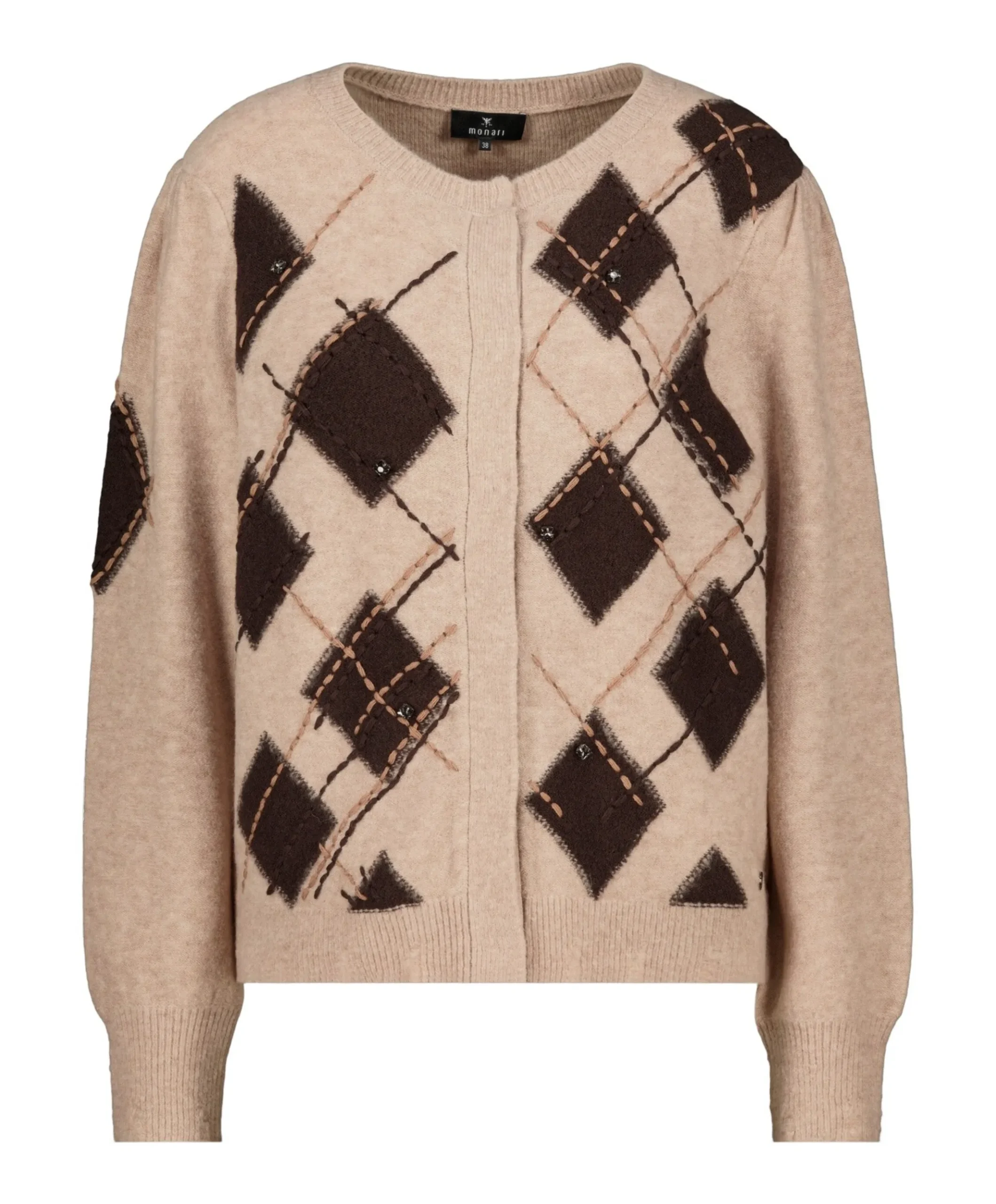 Dames vest beige