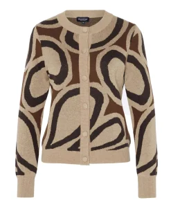 Dames vest beige
