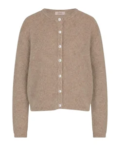 Dames vest beige