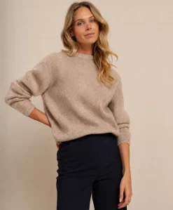 Dames vest beige