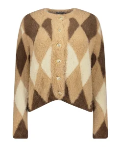 Dames vest beige