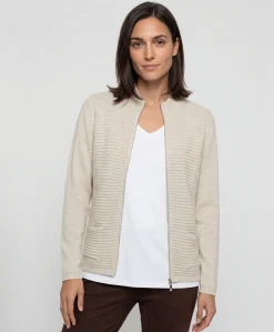 Dames vest beige