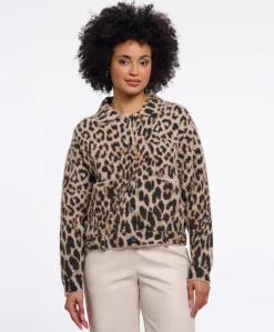 Dames vest beige