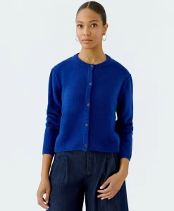 Dames vest blauw