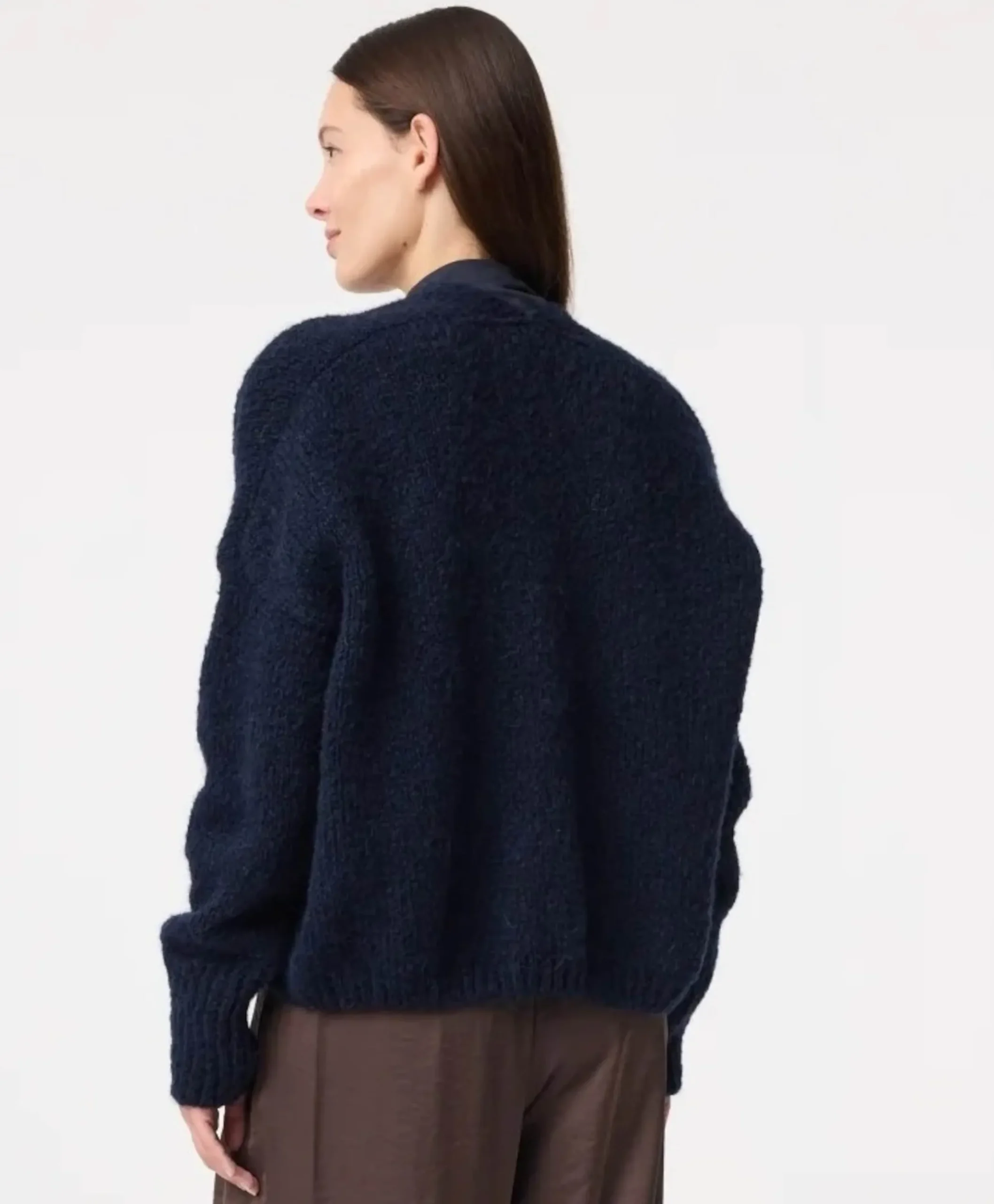 Dames vest blauw