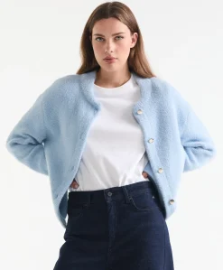 Dames vest blauw