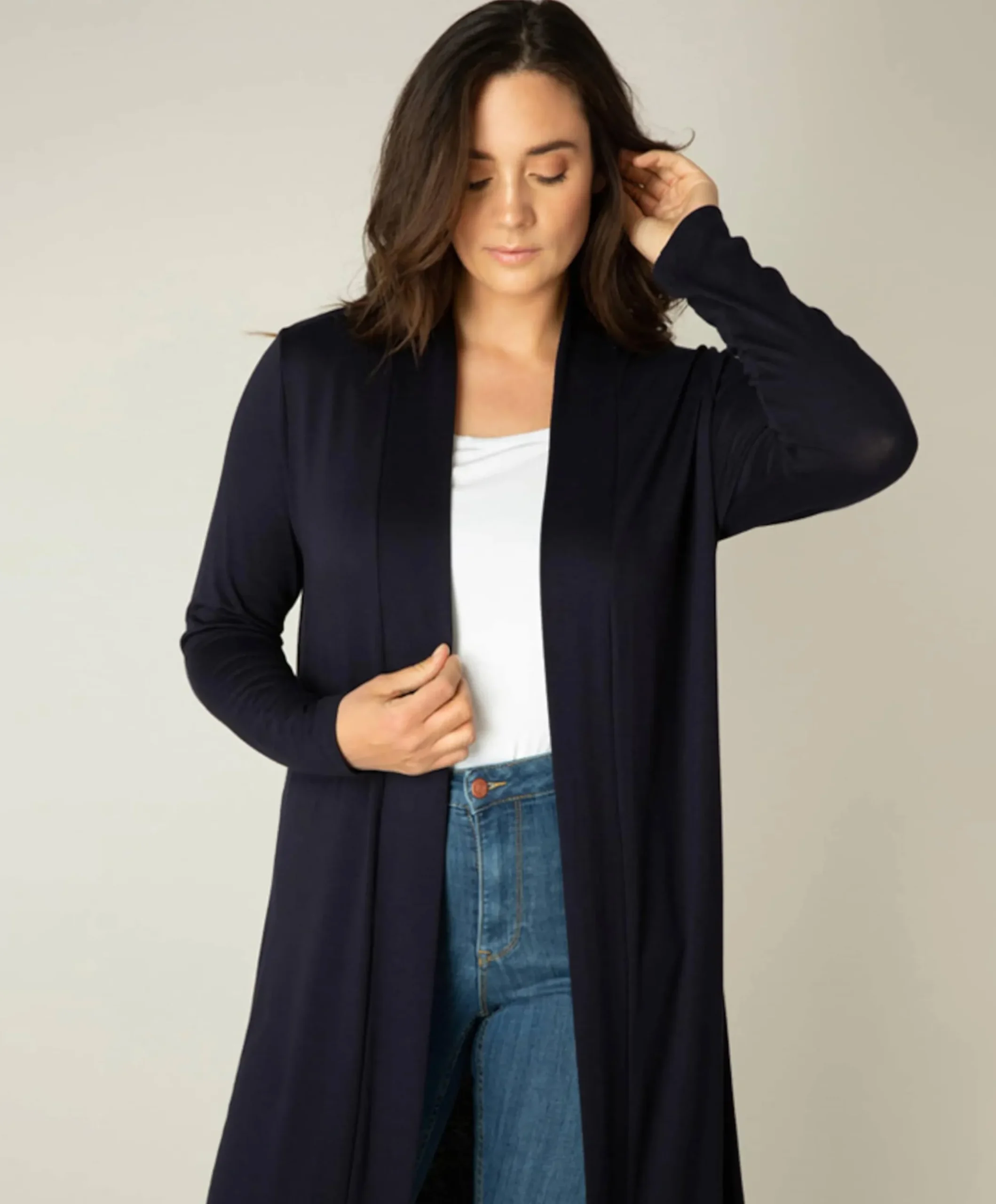 Dames vest blauw