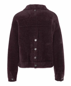 Dames vest bordeaux