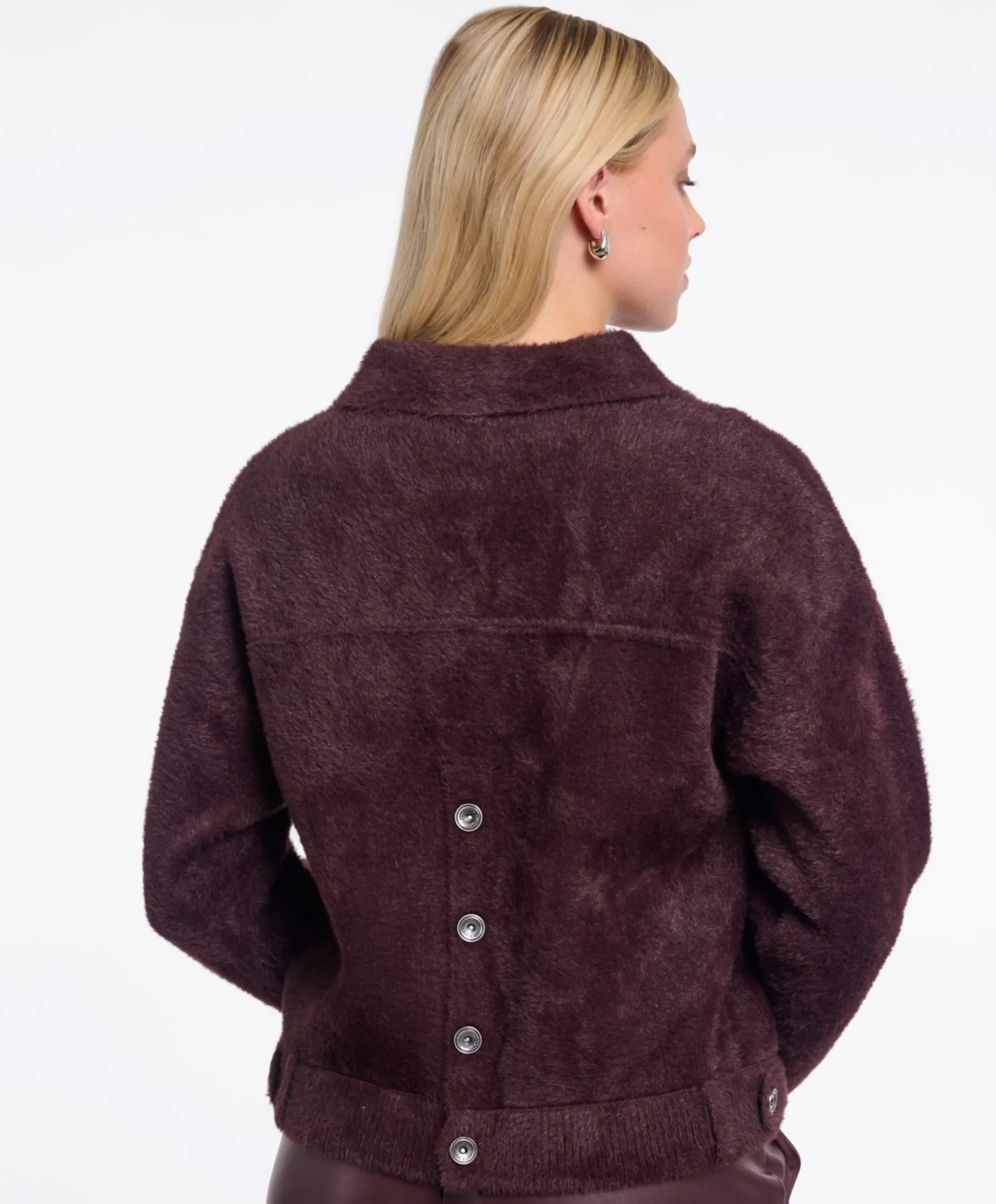 Dames vest bordeaux