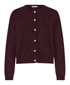 Dames vest bordeaux