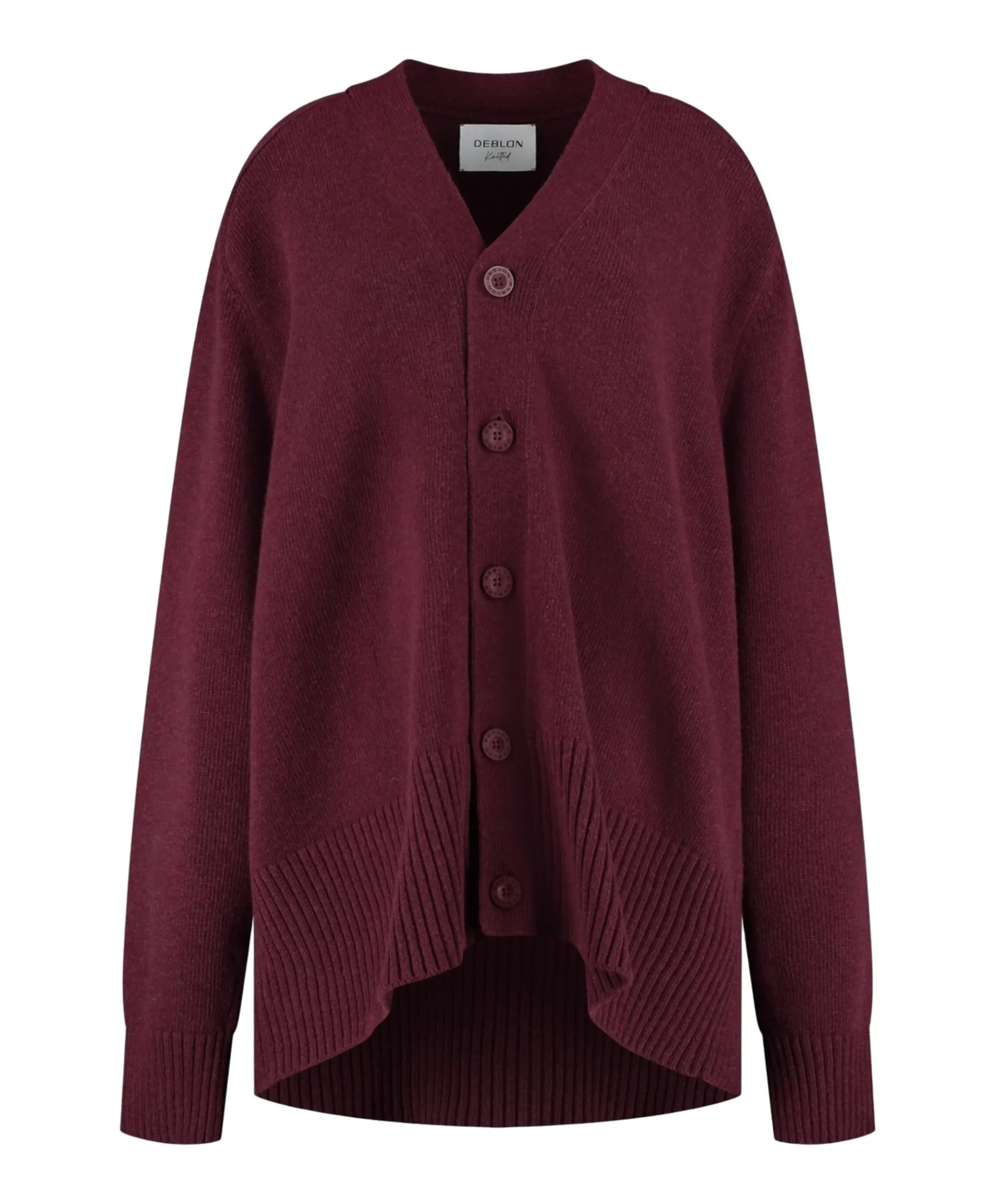 Dames vest bordeaux