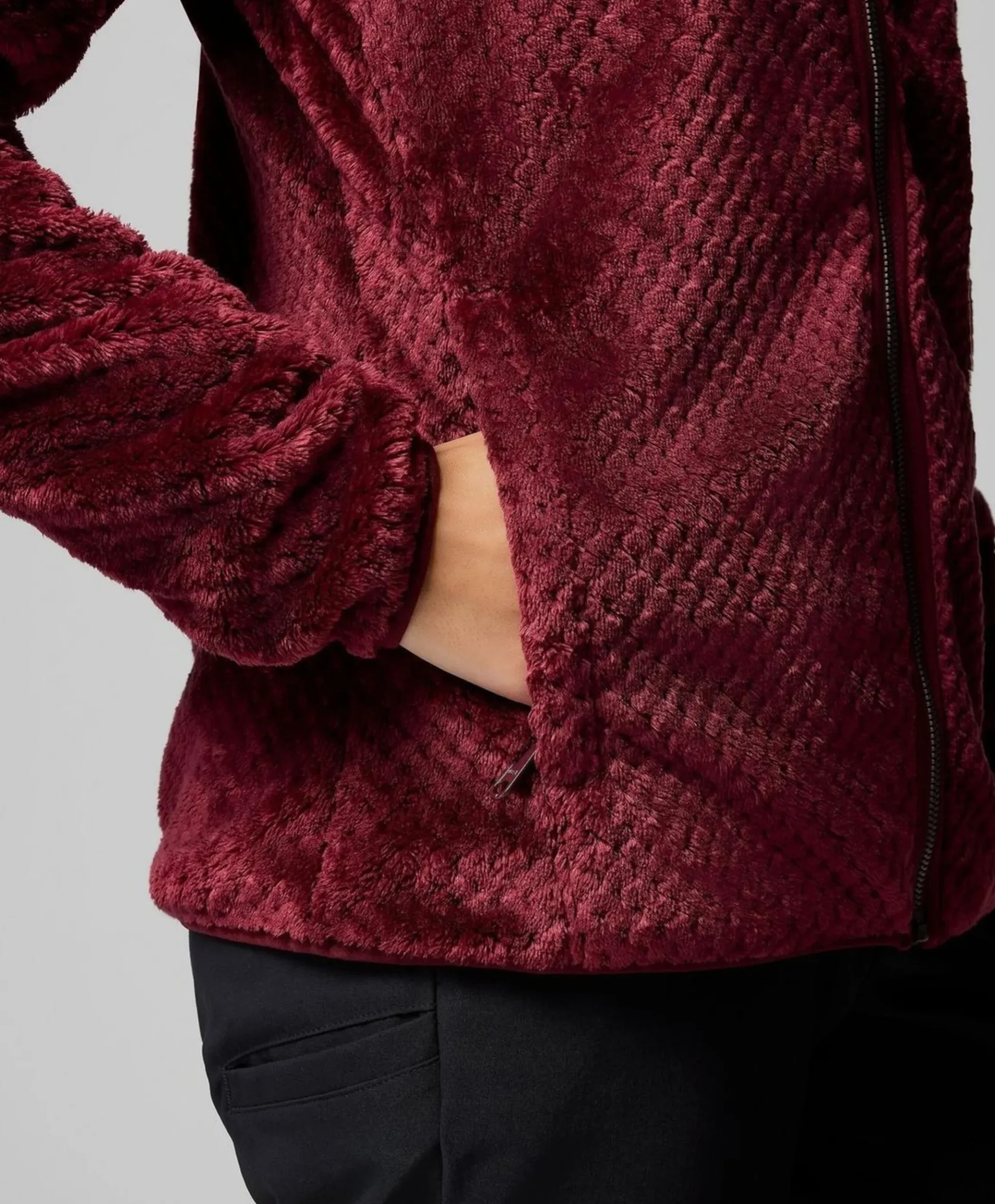 Dames vest bordeaux