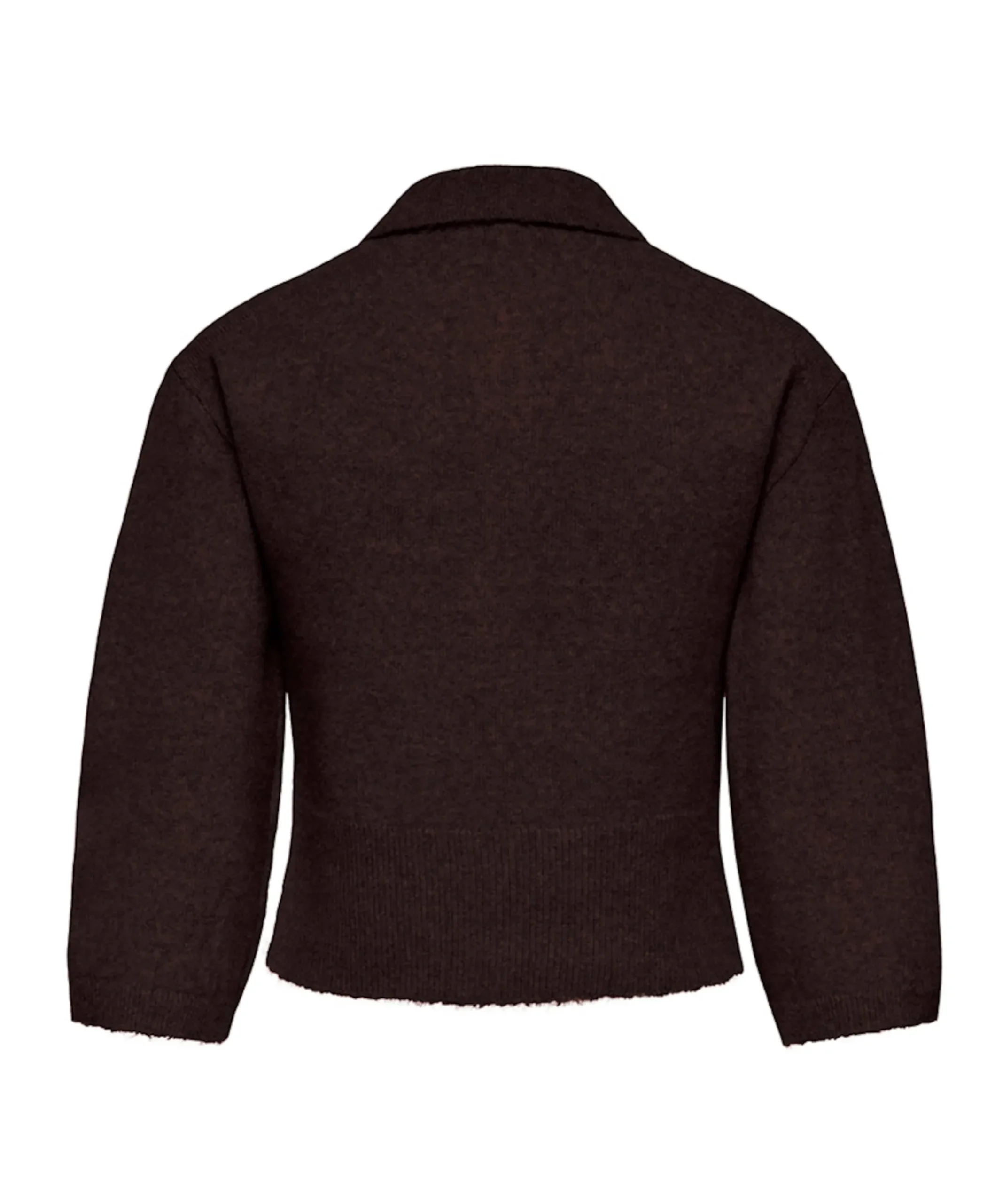 Dames vest bruin