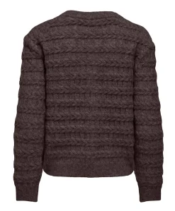 Dames vest bruin