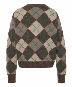 Dames vest bruin