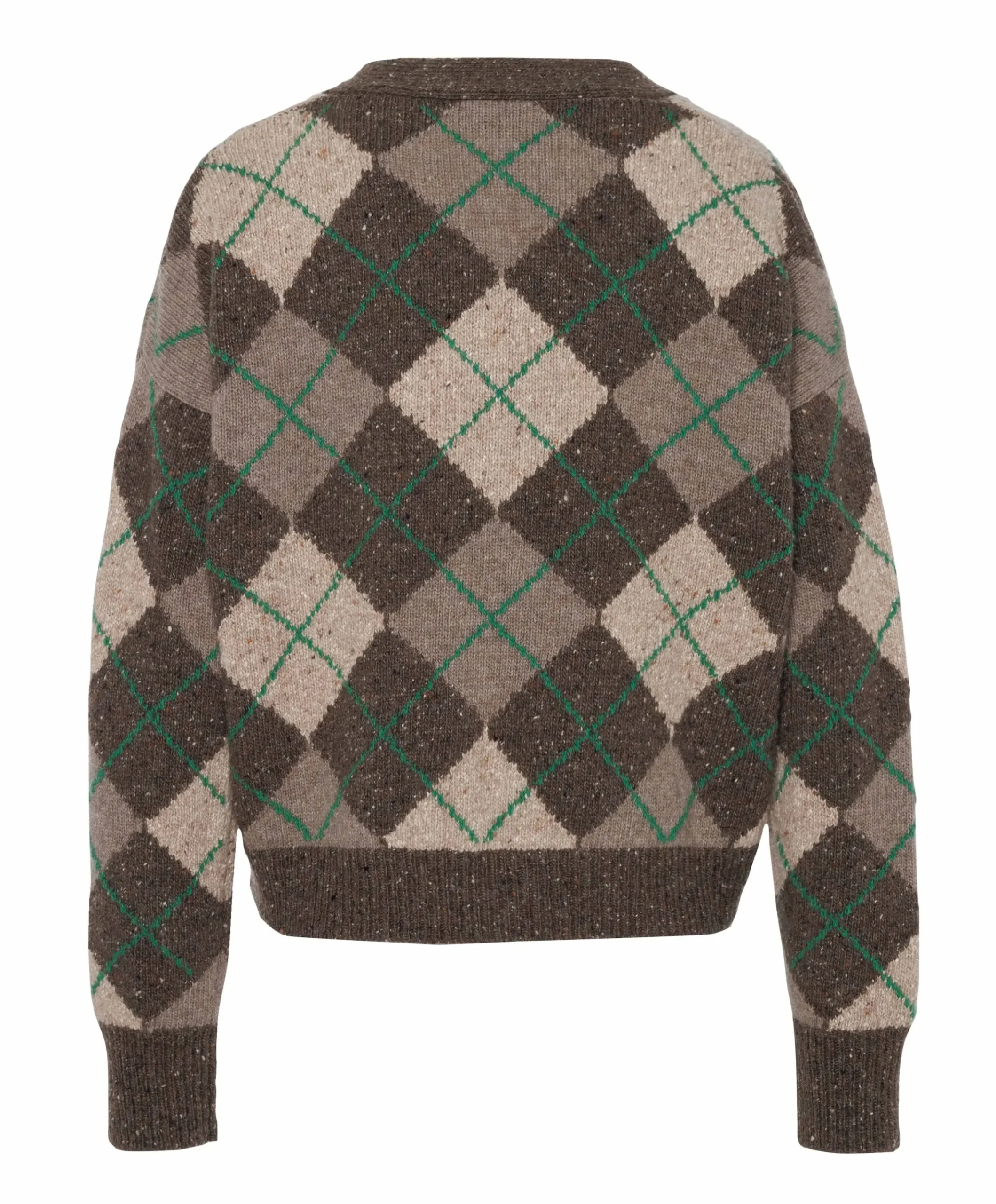 Dames vest bruin