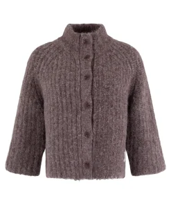 Dames vest bruin