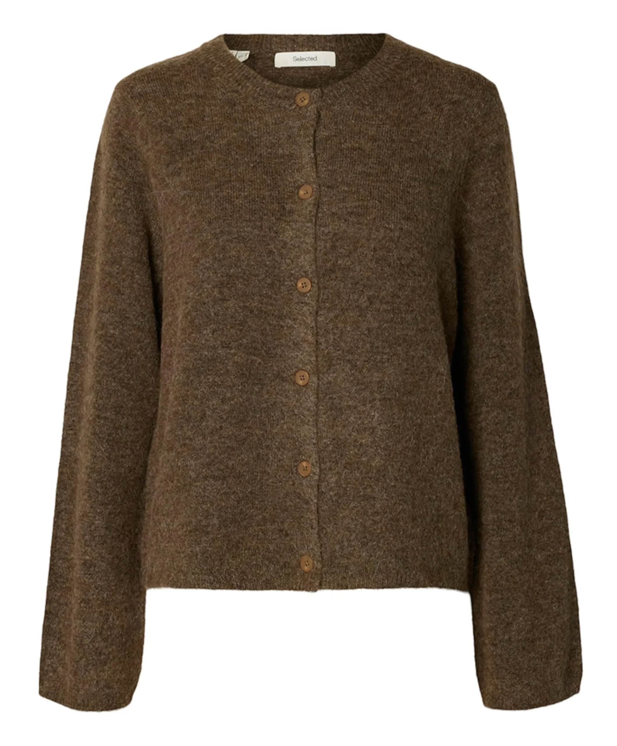 Dames vest bruin