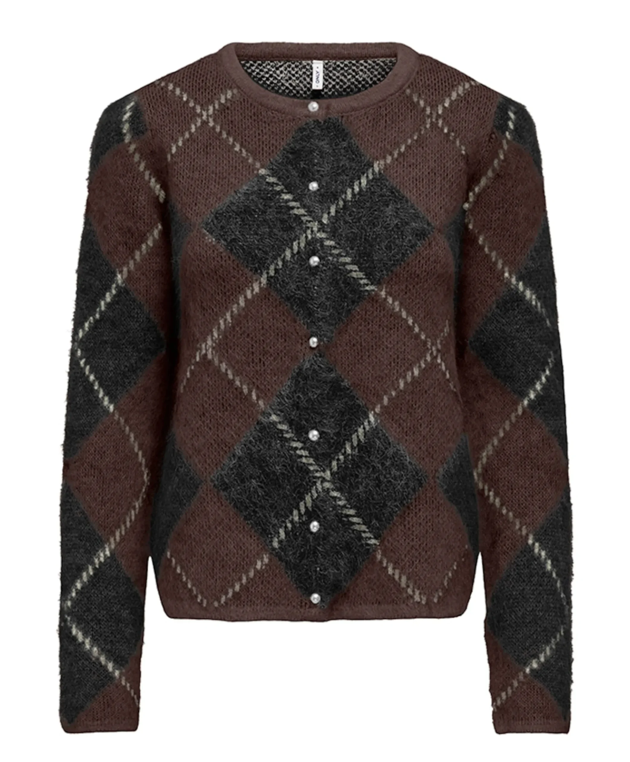 Dames vest bruin