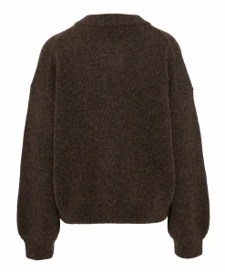 Dames vest bruin