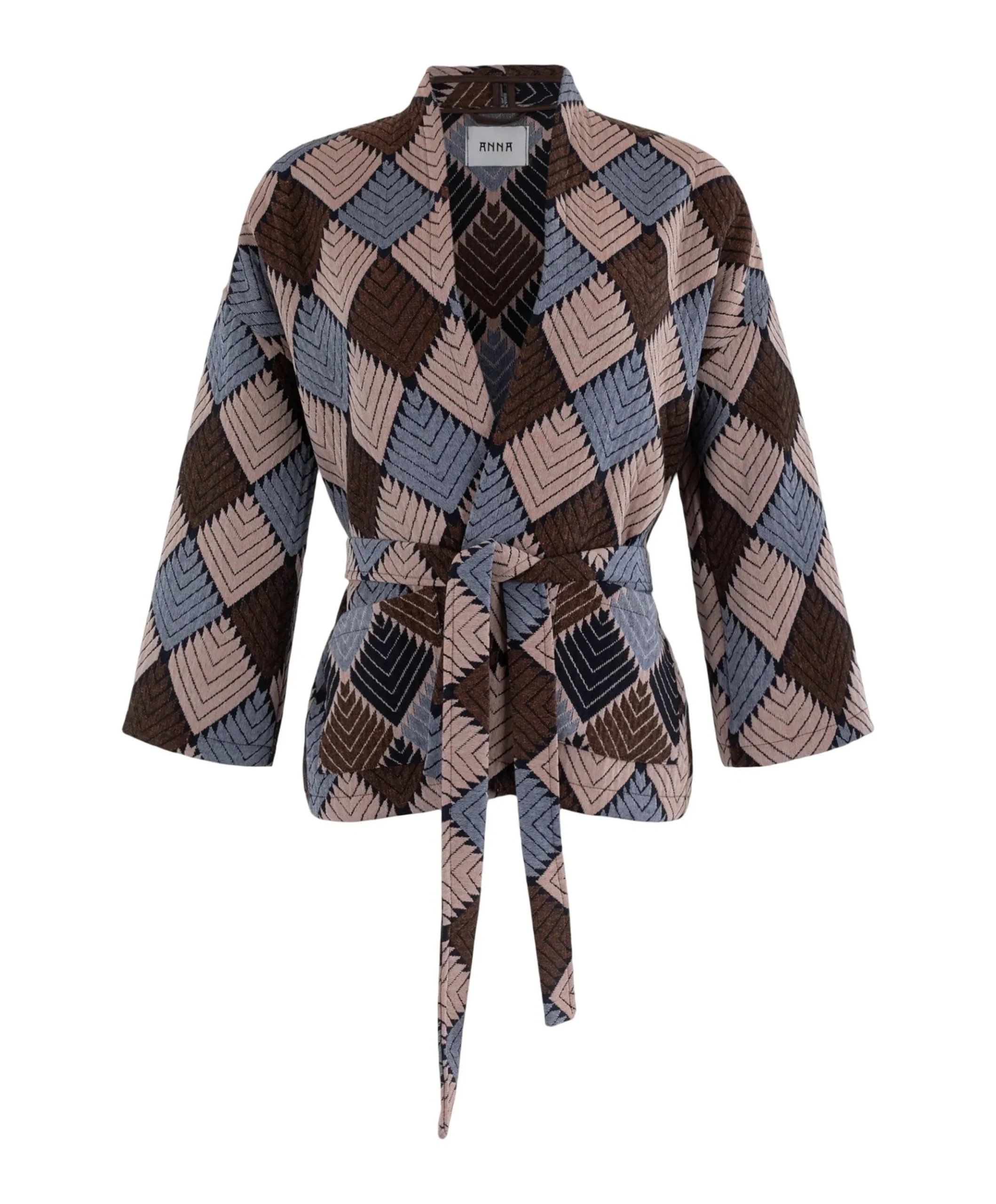 Dames vest bruin