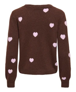 Dames vest bruin