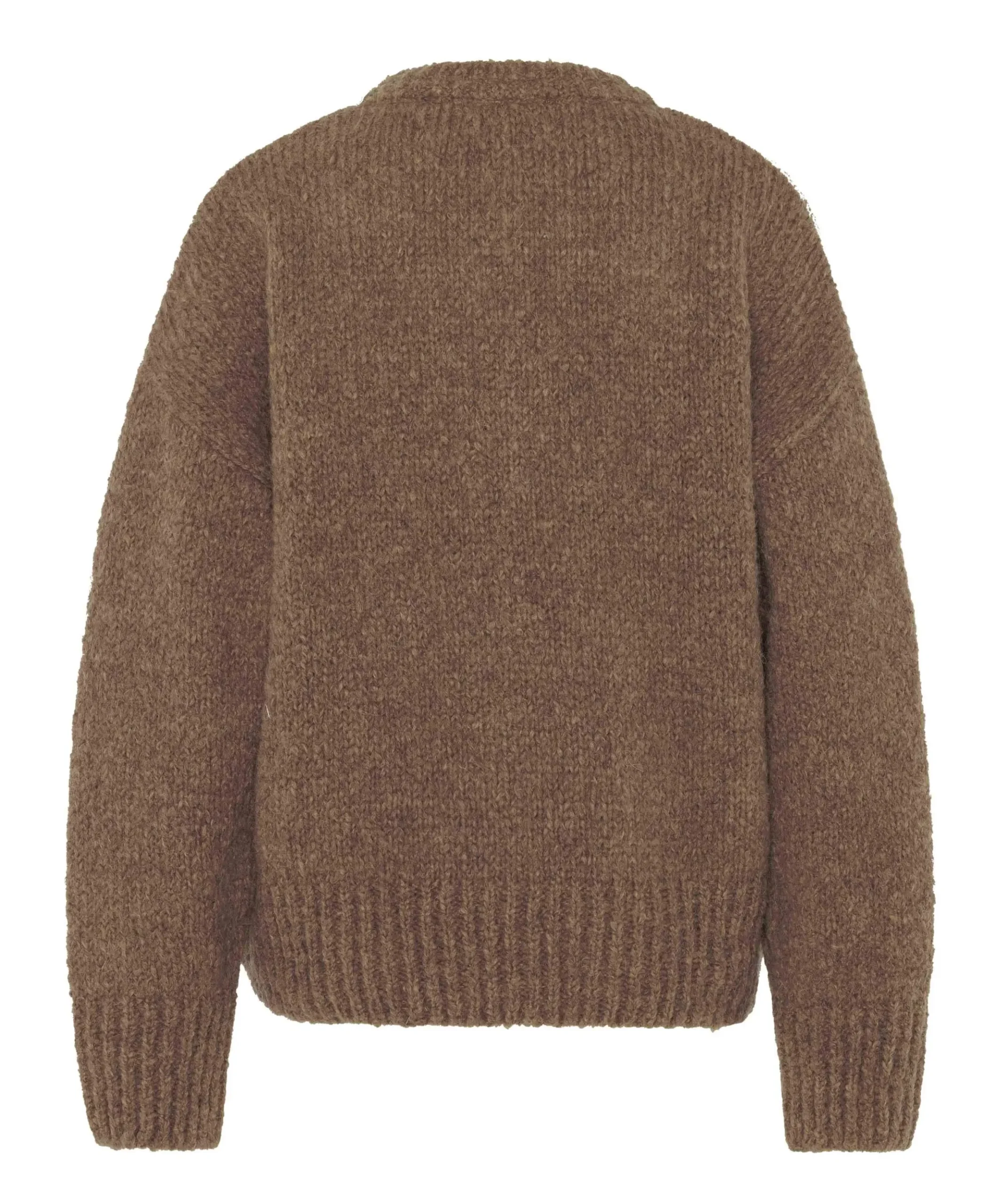 Dames vest bruin