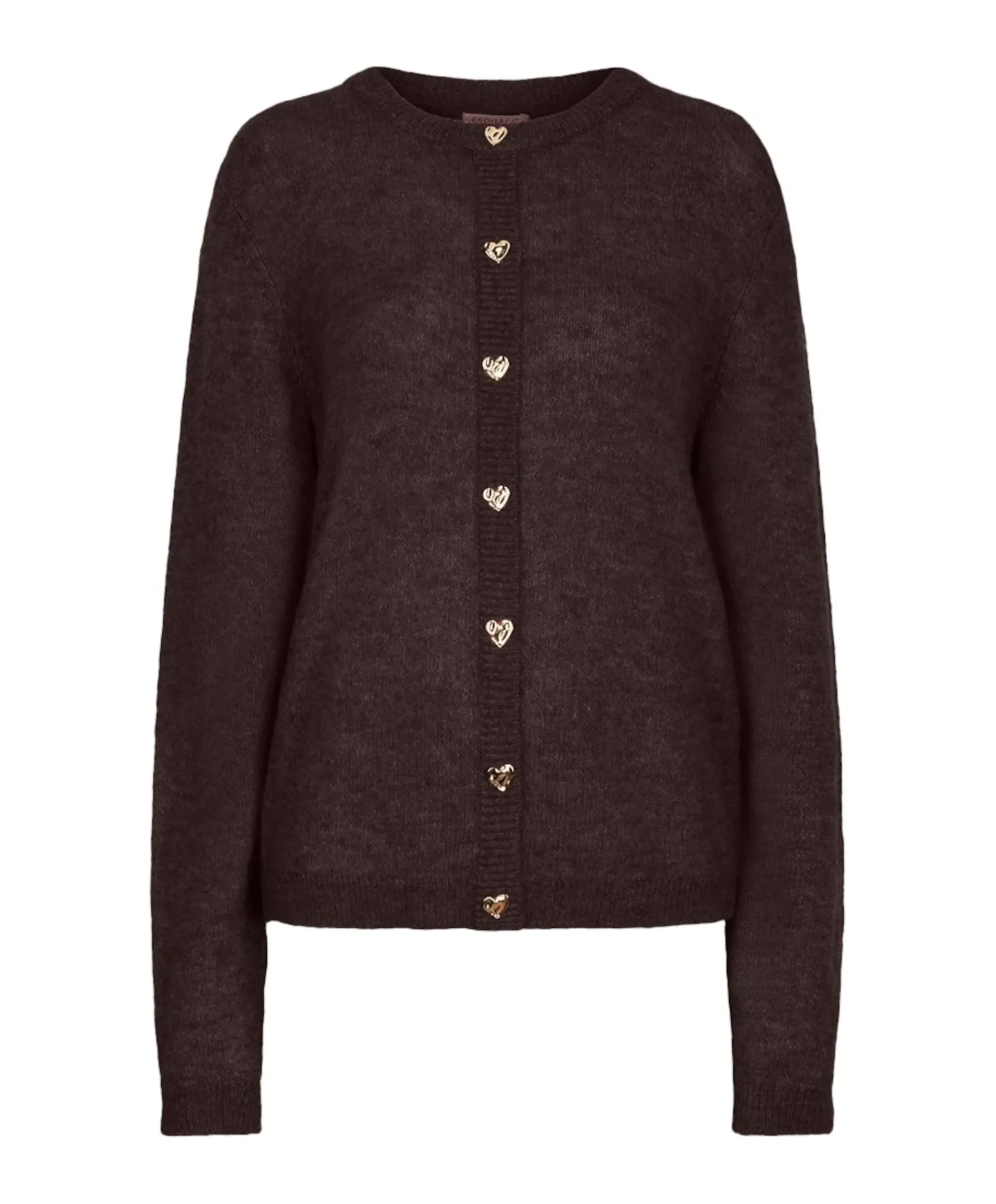 Dames vest bruin