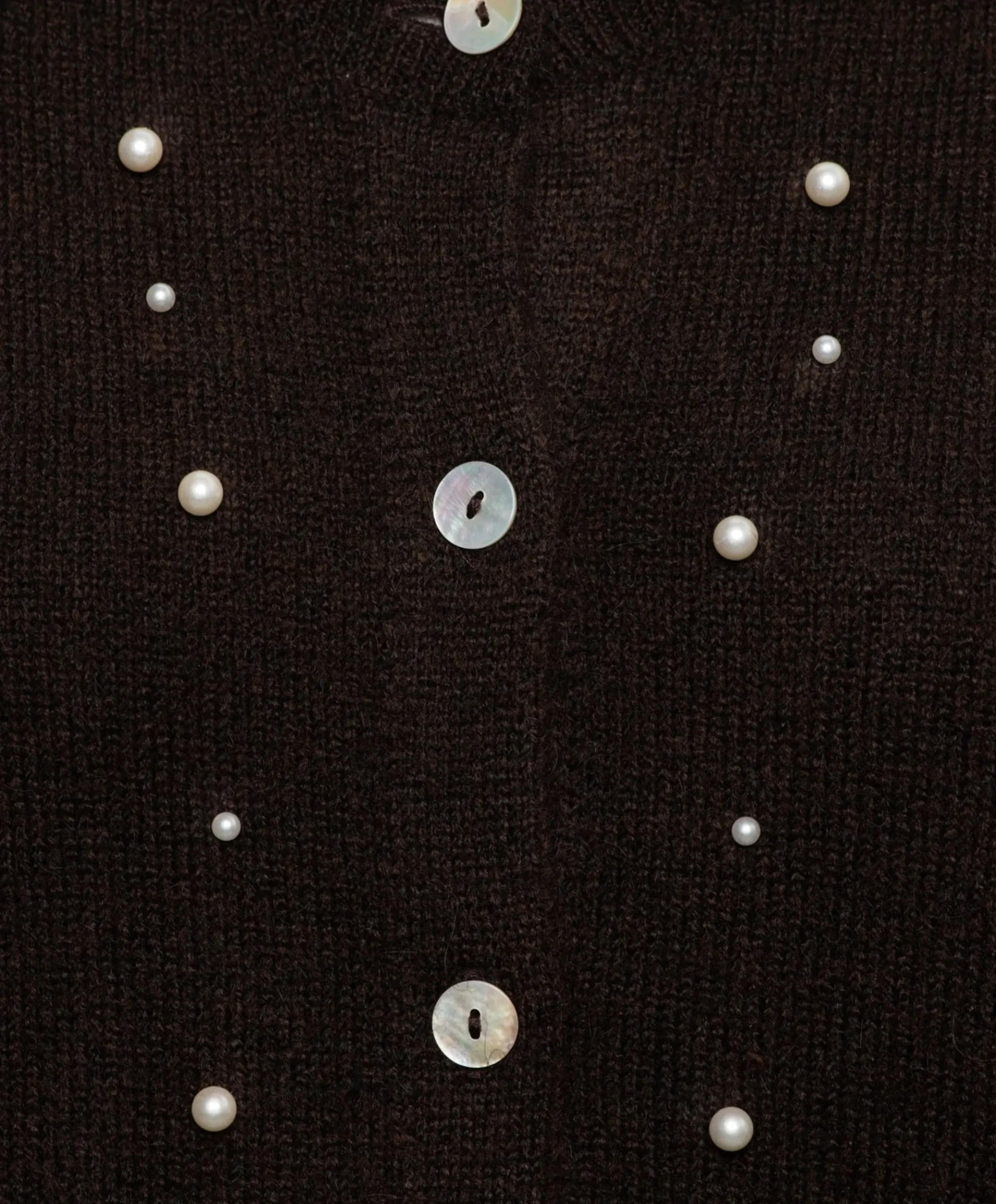 Dames vest bruin