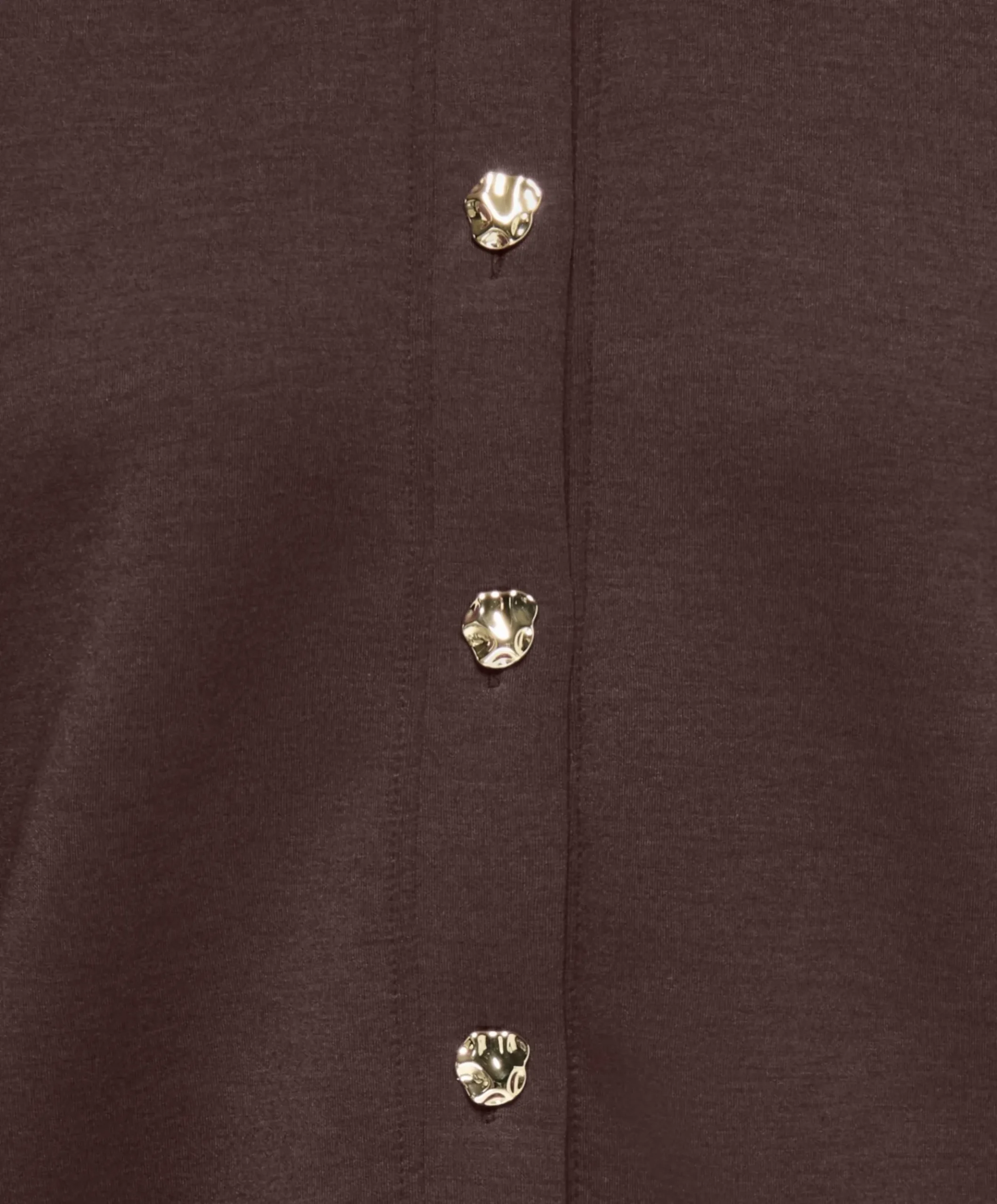 Dames vest bruin