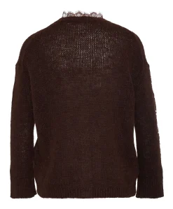 Dames vest bruin