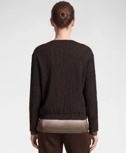 Dames vest bruin