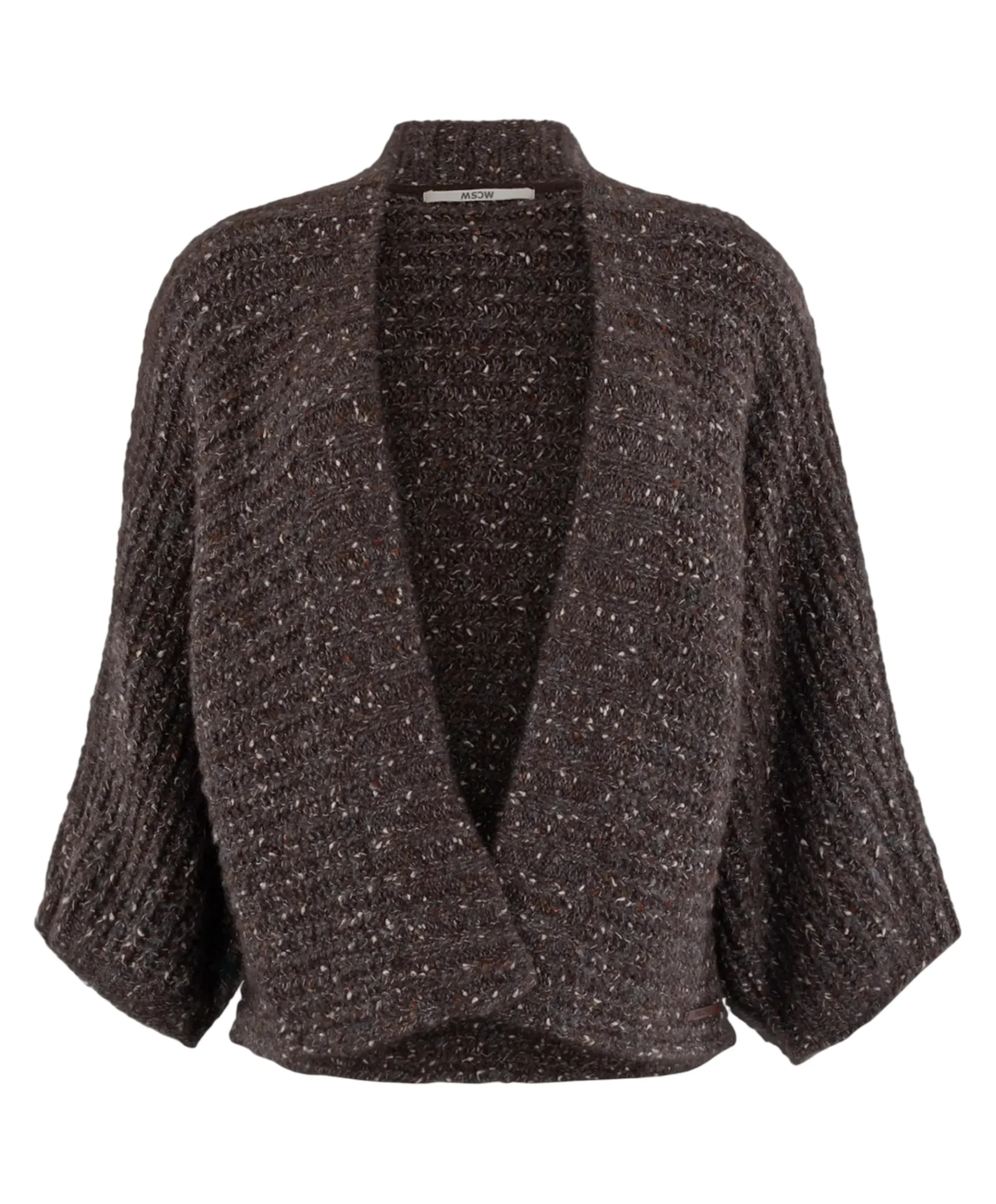 Dames vest bruin