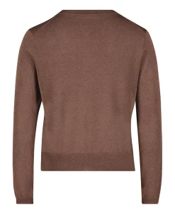Dames vest bruin