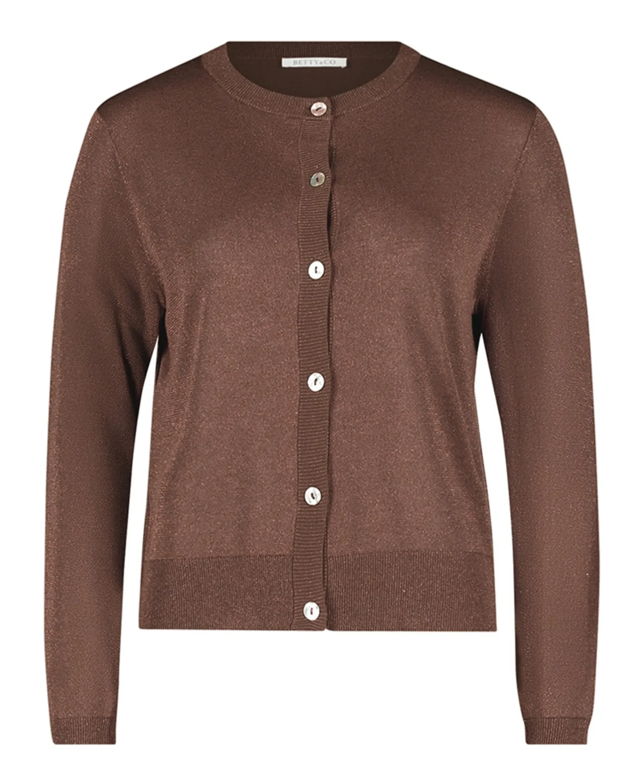 Dames vest bruin
